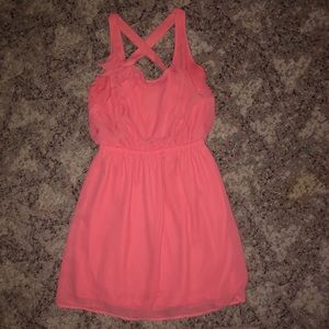 Peach dress